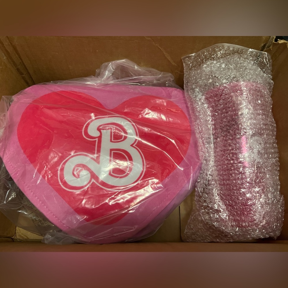 Barbie Movie Blanket and Tumbler